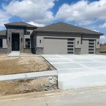 concrete driveway