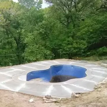 concrete pool